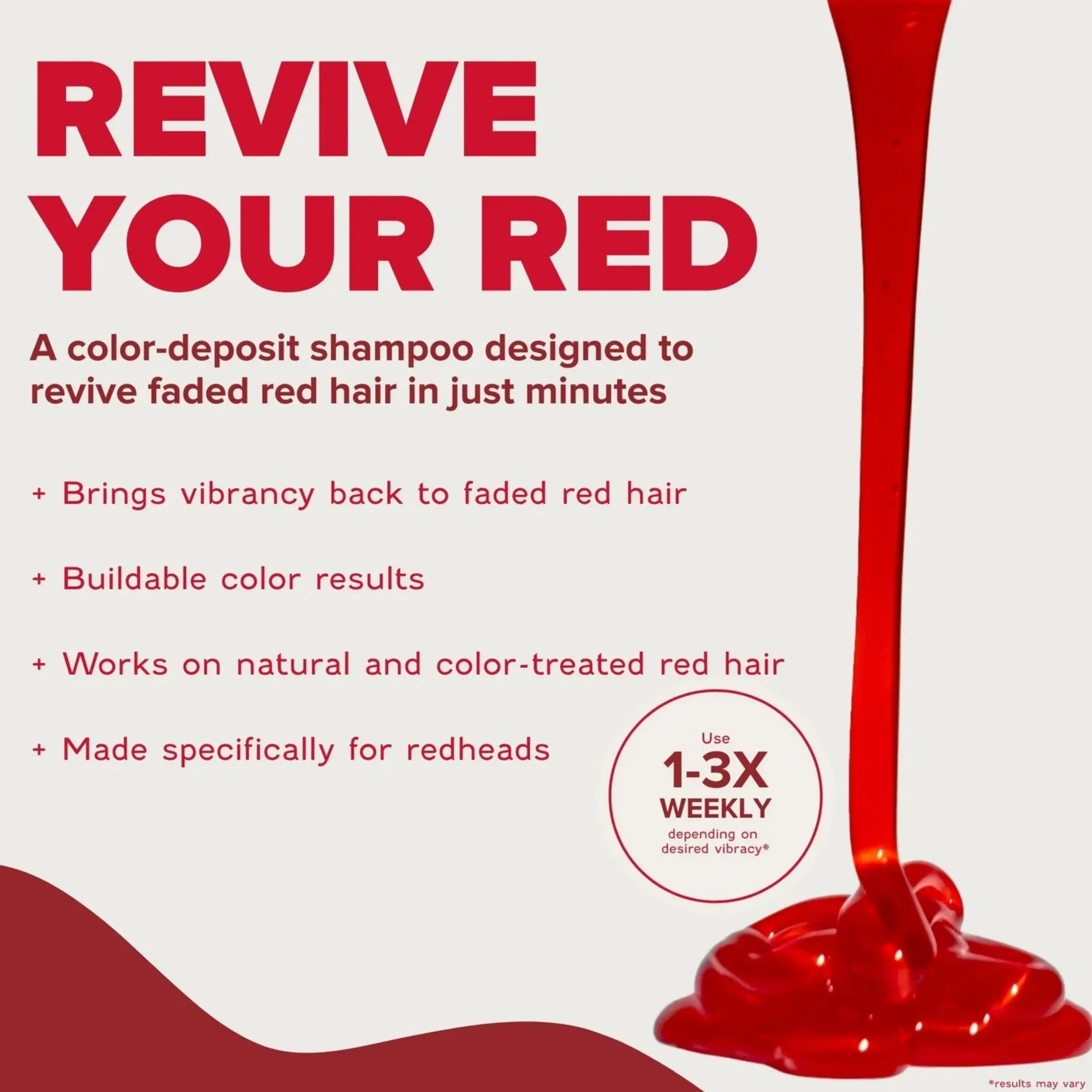 NEW! Finally Vibrant Color-Deposit Shampoo for Redheads