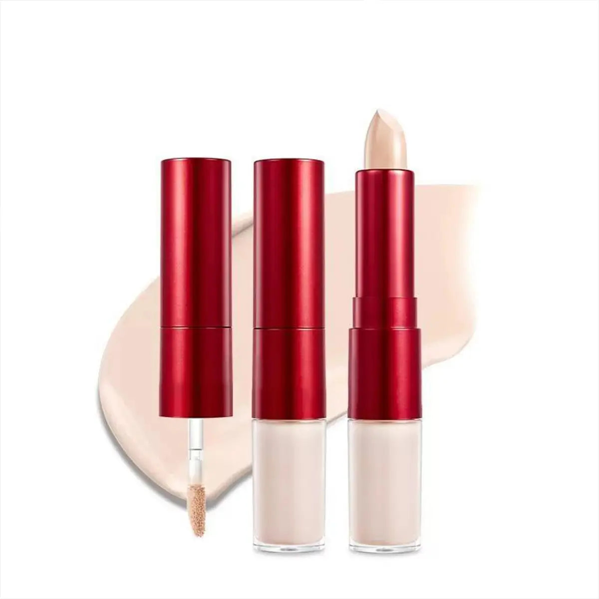 Glide & Hide Dual Concealer and Foundation 2-In-1 Stick L Lightweight Coverage, Flawless