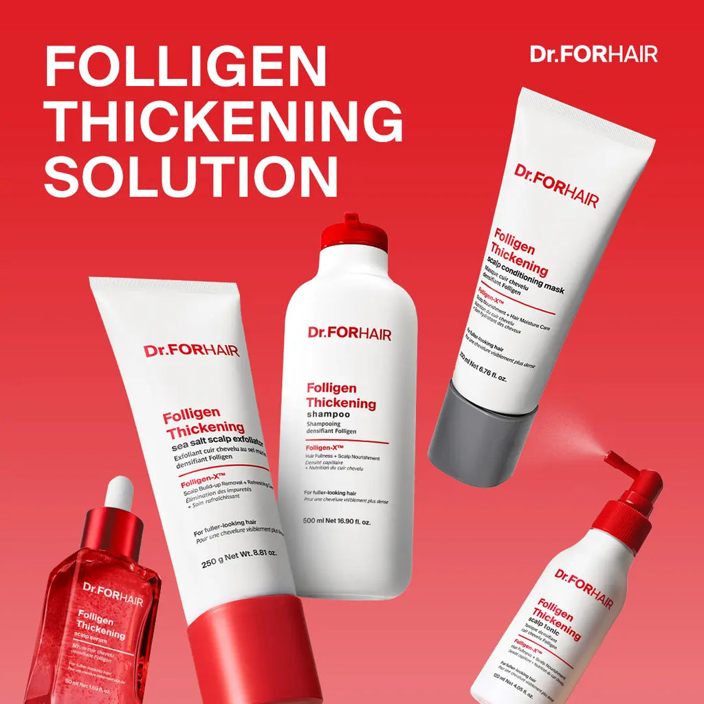 [Dr.Forhair] Folligen Thickening Scalp Serum 1.69 Oz (50Ml) | Fast-Absorbing Leave-In Formula | Density Serum for Thicker, Fuller-Looking Hair | Peptide Scalp Treatment