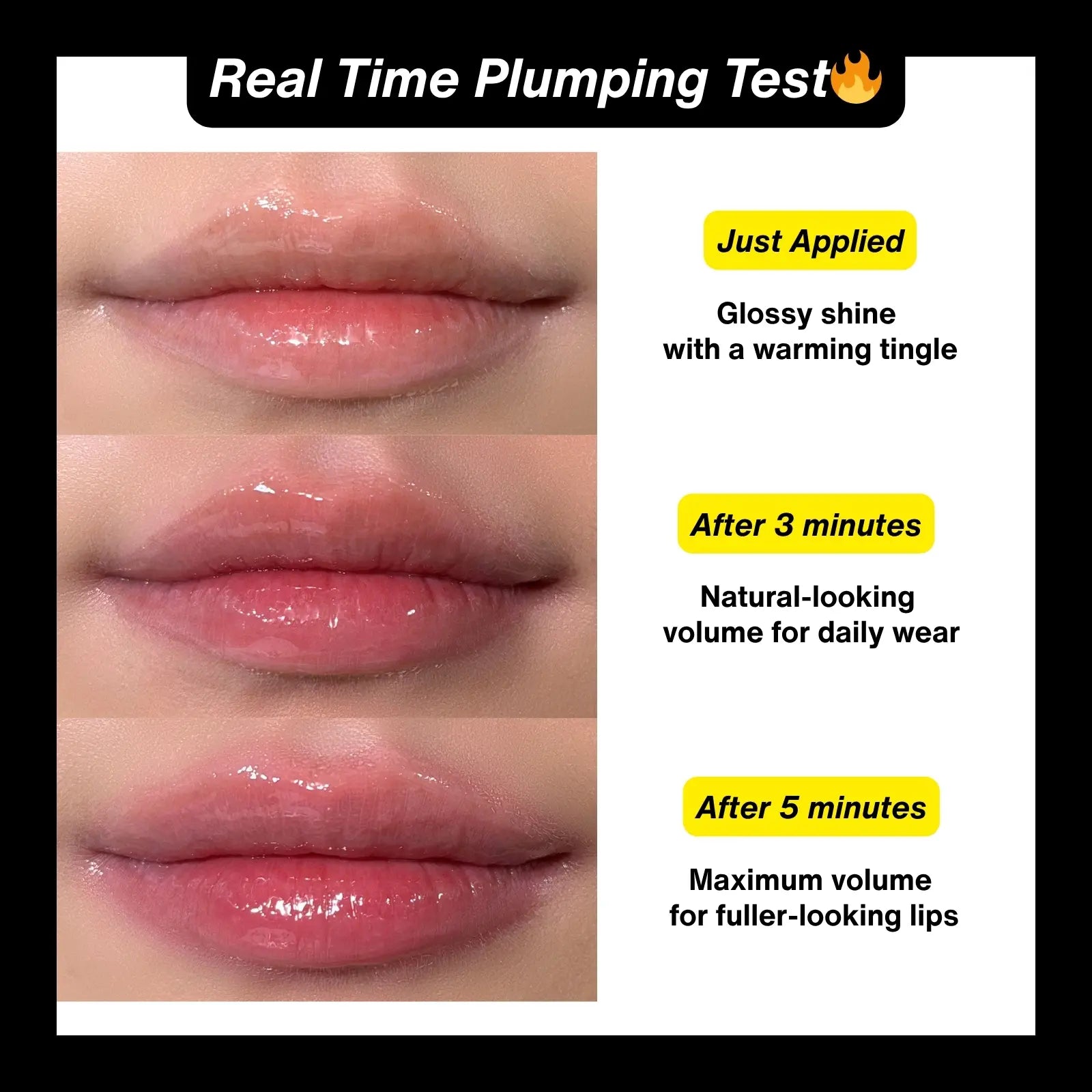 [Laka] Spicy Lip Plumper — Fuller-Looking Lip Plumper Gloss, Non-Sticky, High-Shine Finish