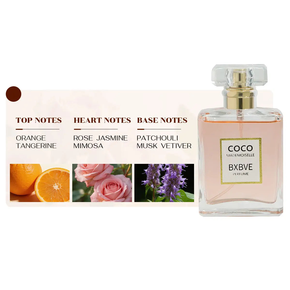 BXBVE Eau De Parfum 50Ml, Long Lasting Floral Perfume for Women, Luxury Romantic Fragrance, Daily & Date Perfume Gift for Her#Summervibes #Petlovers