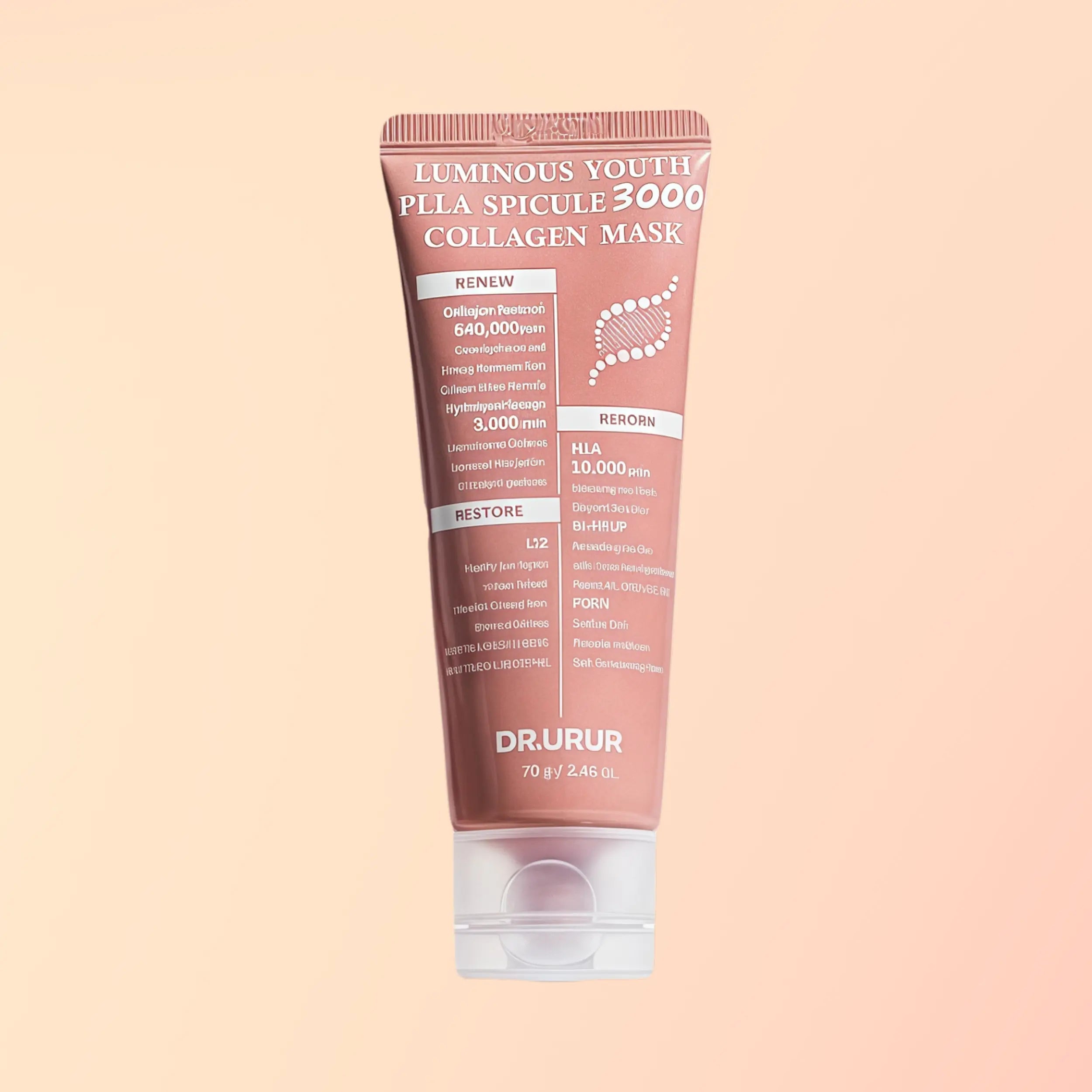 【Dr. UR UR】 LUMINOUS YOUTH PLLA SPICULE 3000 COLLAGEN Mask-【Live Broadcast Only】