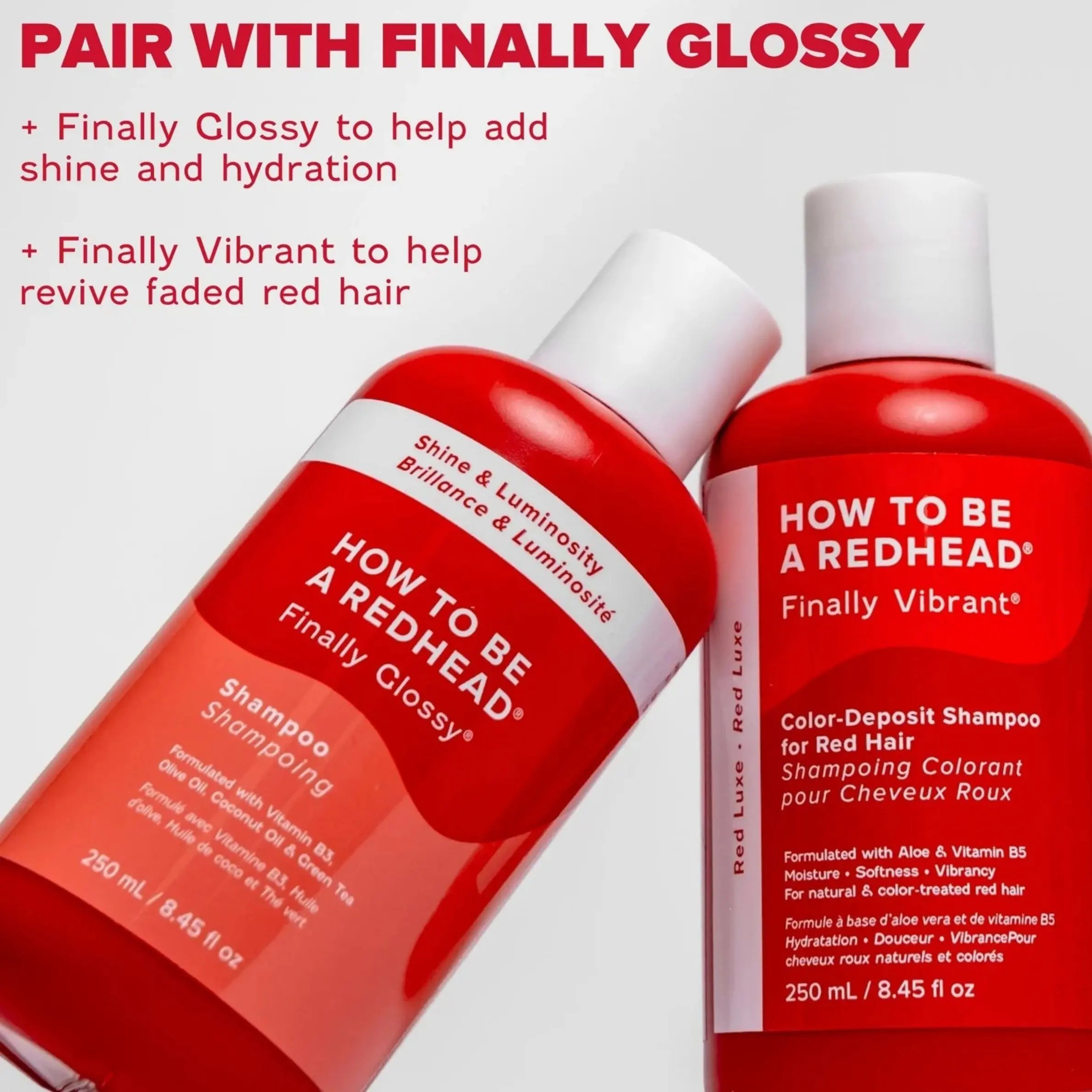 NEW! Finally Vibrant Color-Deposit Shampoo for Redheads