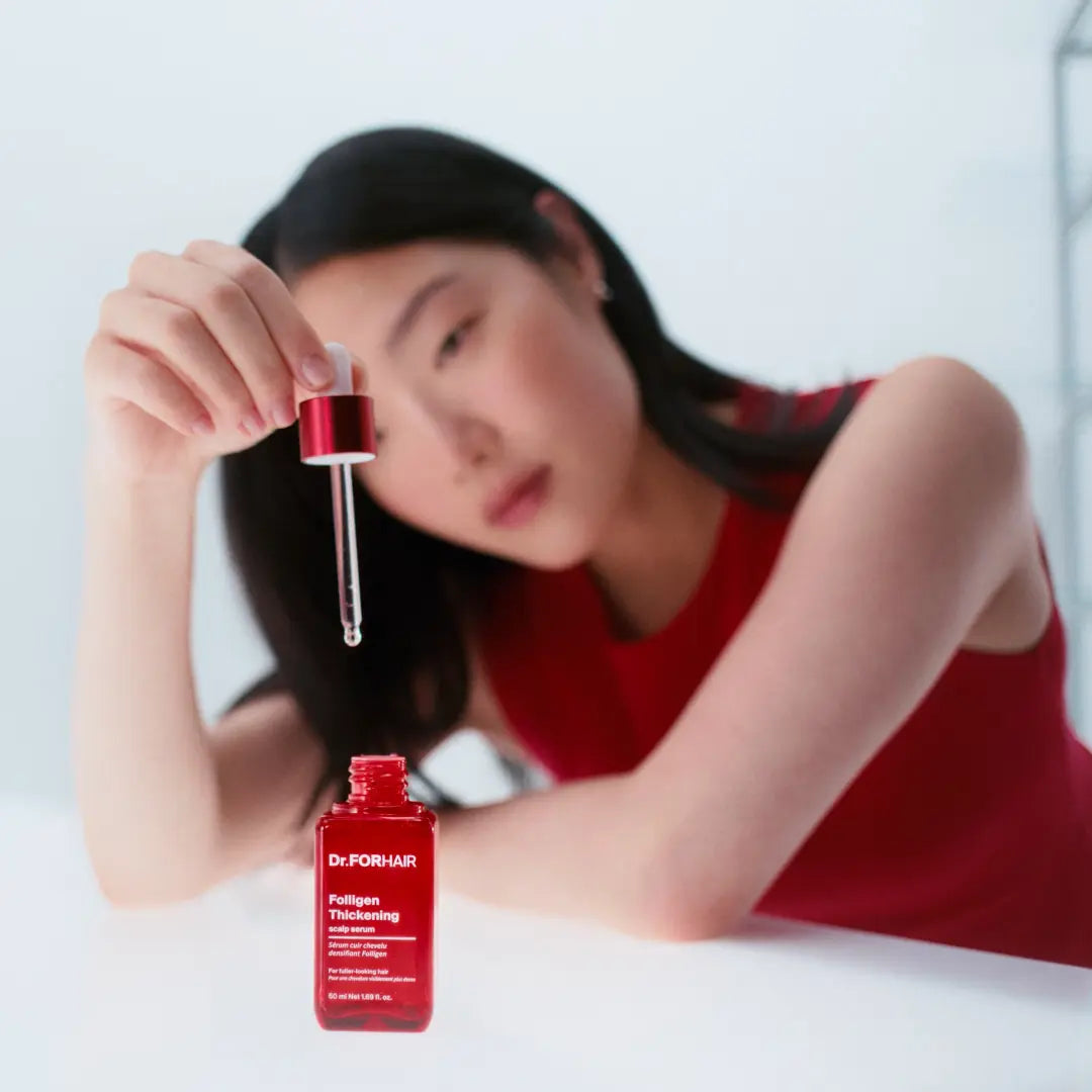 [Dr.Forhair] Folligen Thickening Scalp Serum 1.69 Oz (50Ml) | Fast-Absorbing Leave-In Formula | Density Serum for Thicker, Fuller-Looking Hair | Peptide Scalp Treatment