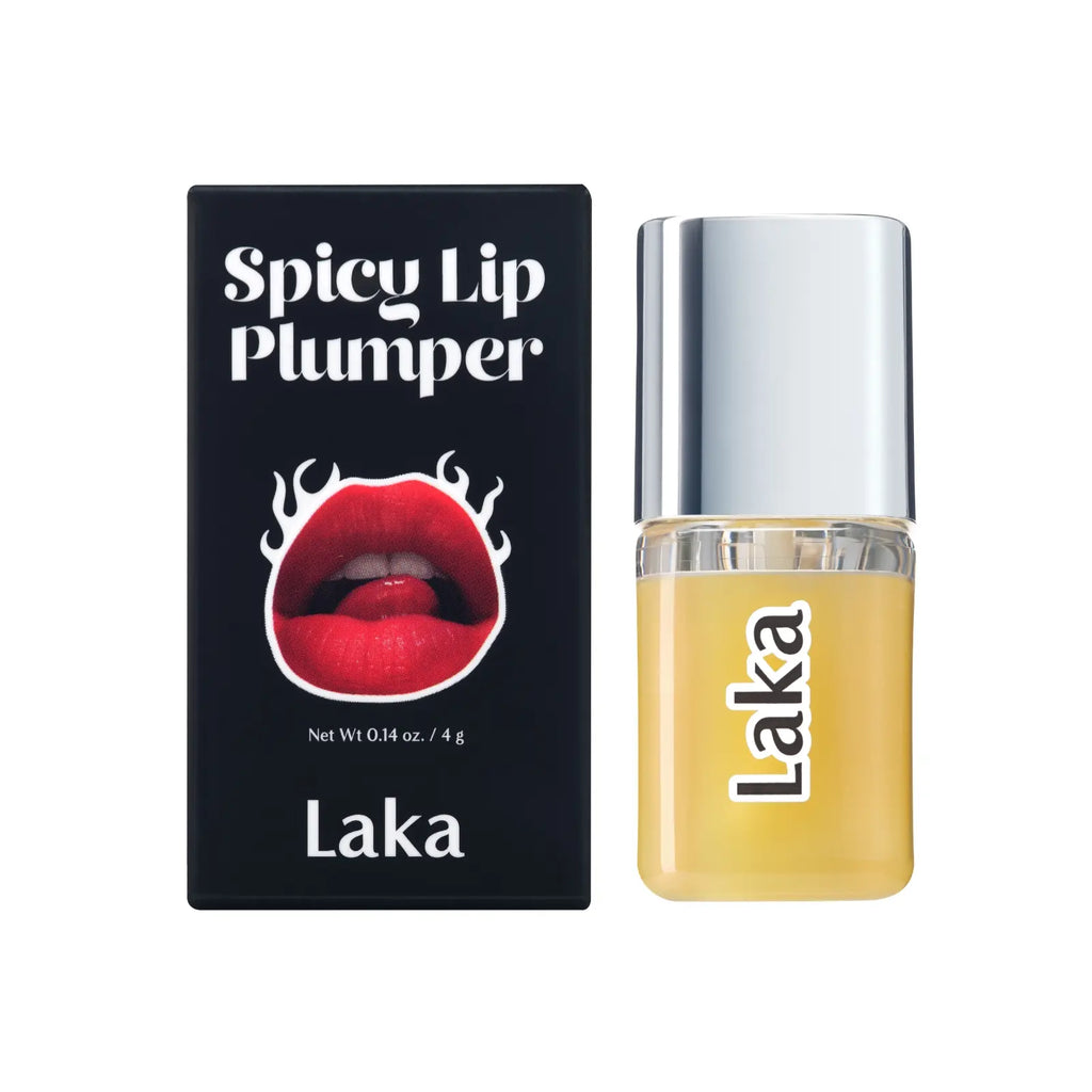 [Laka] Spicy Lip Plumper — Fuller-Looking Lip Plumper Gloss, Non-Sticky, High-Shine Finish