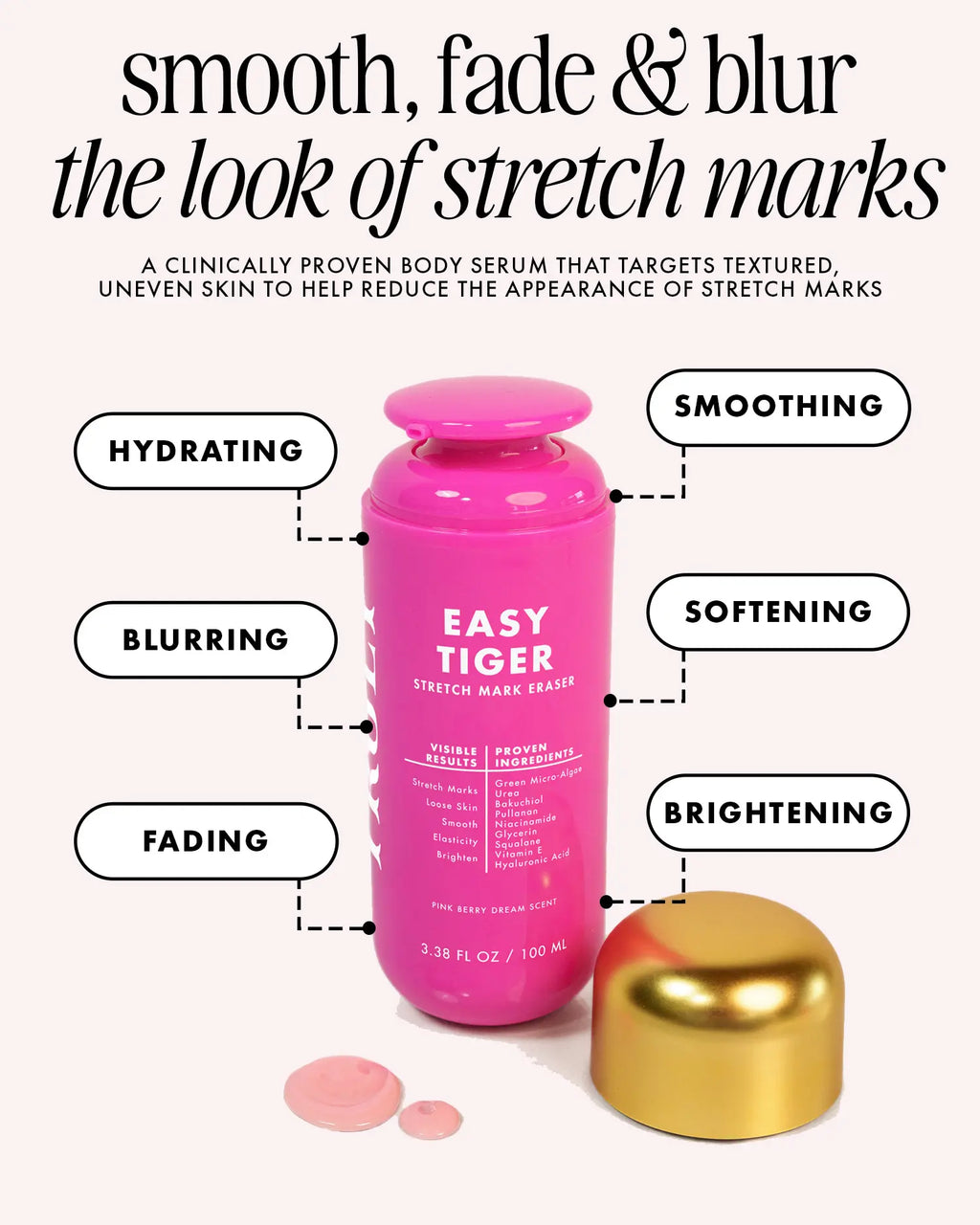 Easy Tiger Resurfacing and Smoothing Body Treatment for Belly, Booty, and Thighs